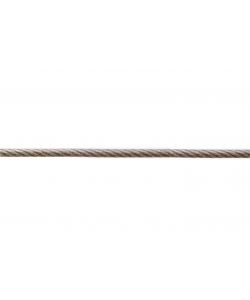 Corda Zincata con Fibra Tessile  5-6 mm