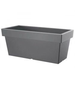 Vaso Lofly Case Rett.Grigio 79X35 H 33 Pplast