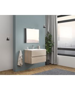 Composizione bagno Easy Rovere