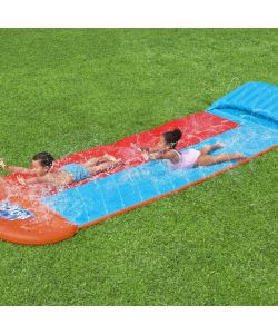 Bestway H2OGO Doppio Scivolo d'Acqua Tsunami Splash Ramp