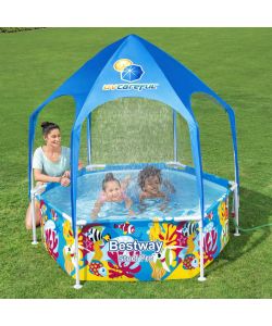 Bestway Piscina per Bambini Fuori Terra Pro Anti UV Acciaio 183x51cm