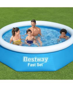 Bestway Piscina Gonfiabile Rotonda Fast Set 244x66 cm 57265