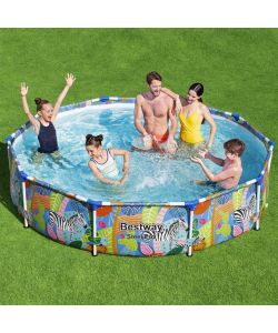 Bestway Piscina con Telaio Steel Pro 305x66 cm