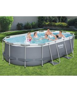 Bestway Piscina Fuori Terra Ovale Power Steel 427x250x100 cm