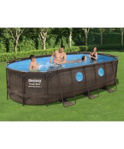 Bestway Set Piscina Power Steel Swim Vista Series 549x274x122 cm