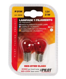 Lampada 1 filamento P21W 2 pezzi