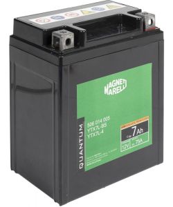 Magneti Marelli batteria moto scooter 7AH 12V 75A AGM sigillata polo positivo DX