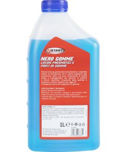 Nero gomme auto 1 LT effetto detergente e lucidante extra black