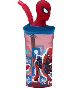 Borraccia per bambini in plastica Spiderman 360 ml