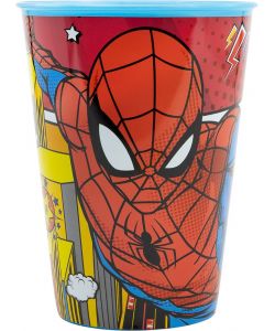 Bicchiere in plastica Spiderman Marvel 260 ml