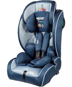 Seggiolino auto Mickey Mouse ISOFIX per bambini con altezza da 76 a 150 cm