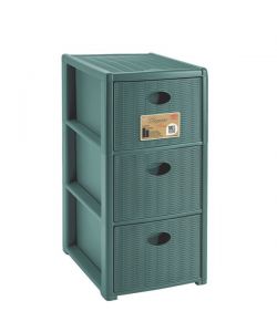 Cassettiera P.3 Elegance Green 30X40 H 60 Stefanplast