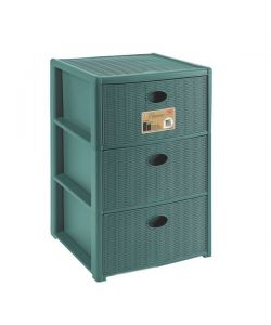 Cassettiera P.3 Elegance Green 40X40 H 60 Stefanplast