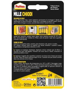 Pattex Millechiodi Tape 19 mm x 1,5 m