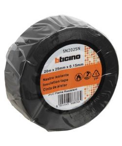 Nastro Isolante 150mic Nero 25mm x 20m