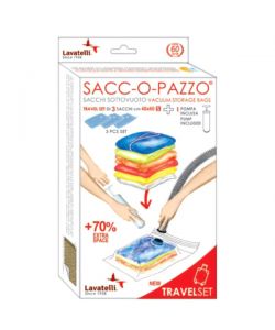 Sacco Abiti Sottovuoto Pompa Pz 3 40X 60 Lavatelli