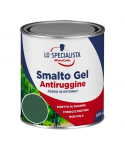 Smalto a solvente antiruggine Verde 0,5 l