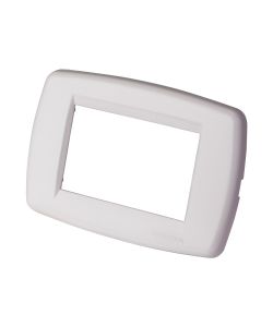 Placca 3 moduli Evolution Classic Line - Bianco