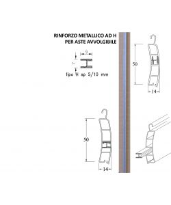 Rinforzo per aste in PVC