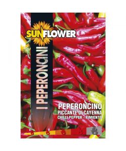 Sementi Peperoncino Cayenna Sunflower