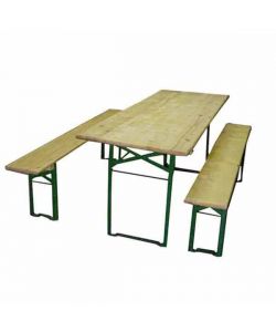 Set birreria legno plus 220 x 80 x 3,0  cm