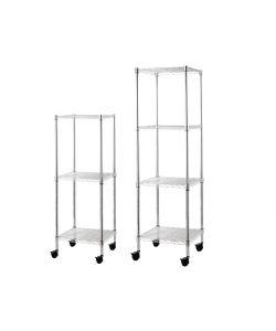 Scaffali Brixo Manhattan 3P H.90Cm C/Ruote