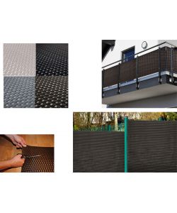 Stuoie Brixo Rattanscreen Nero 0.9X5