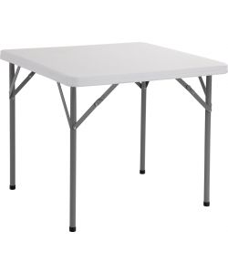Tavolo quadrato con gambe pieghevoli cm 86 x 86 x h. 74