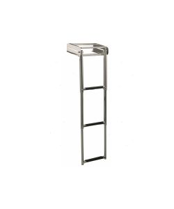 Scaletta Telesc In Cage Slim 4Gr Inox<