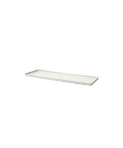 Sottovaso Matter Rectangle Saucer 98 Dot White 98 x 33 x 3 cm