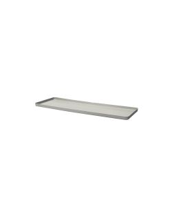 Sottovaso Matter Rectangle Saucer 98 Dot Fog 98 x 33 x 3 cm