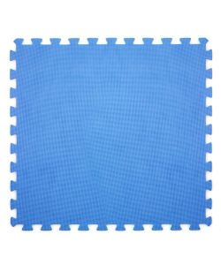 6PZ Tappetino puzzle morbido per piscina 60X60X0.8 BLU DH43871