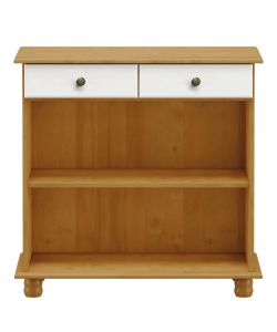 Credenza Teak-Bianco 2 ante 2 cassetti