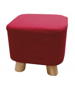 Pouf Sgabello in Tessuto Verde