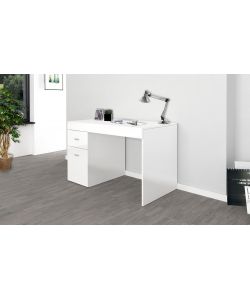 Scrivania Sliding 100 Design Moderno Larice Bianco