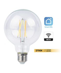 Lampadina globo led G95 filam sm wifi 75w 2700k dim