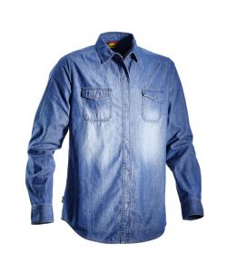 Camicia Blu L                  Shirt Denim Diadora