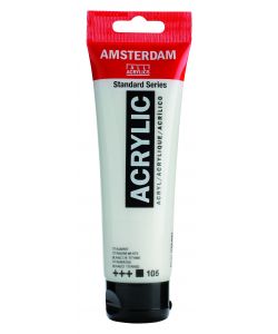 Amsterdam Acrylic 120 ml Bianco Titanio