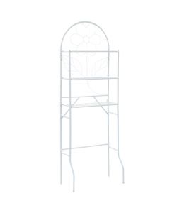 Scaffale da Bagno 60x33x174 cm Bianco