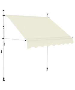 Tenda da Sole Retrattile Manuale 150 cm Crema