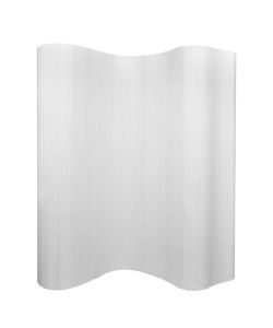 Pannello Divisore per la Stanza in Bamb Bianco 250x165 cm