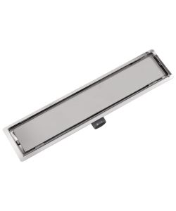 Canaletta di Drenaggio per Doccia 630x140 mm in Acciaio Inox