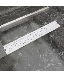 Canaletta di Drenaggio per Doccia Bolle 730x140 mm Acciaio Inox