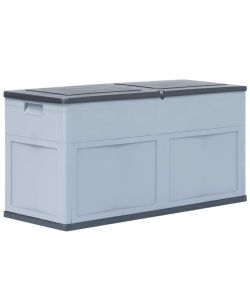 Baule da Giardino 320 L Grigio Nero