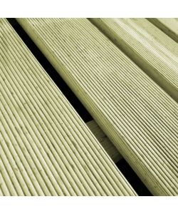 Piastrelle per Decking 24 pz 50x50 cm in Legno Verde