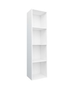 Libreria / Mobile TV Bianco 36x30x143 cm in Legno Multistrato