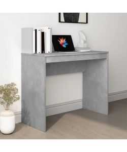 Scrivania Grigio Cemento 90x40x72 cm in Truciolato