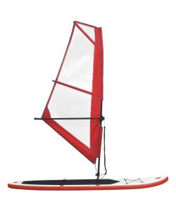 Set Tavola Gonfiabile da SUP con Vela Rosso e Bianco