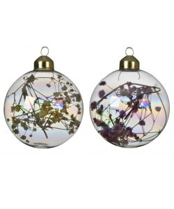 Sfera con decorazione iris diam. mm 80 assortite