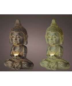 Buddha solare in poliresina